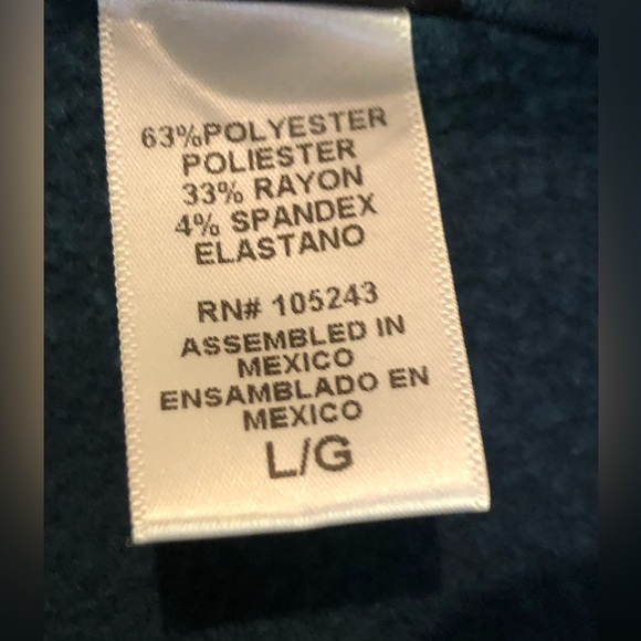 Bobeau green wrap sweater size L - Picture 4 of 4